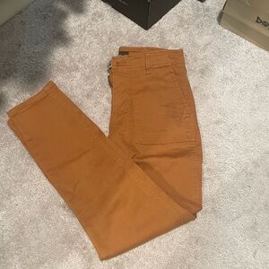 Brown ankle-fit  jeans. Size 4